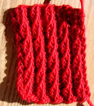 baby cables in red